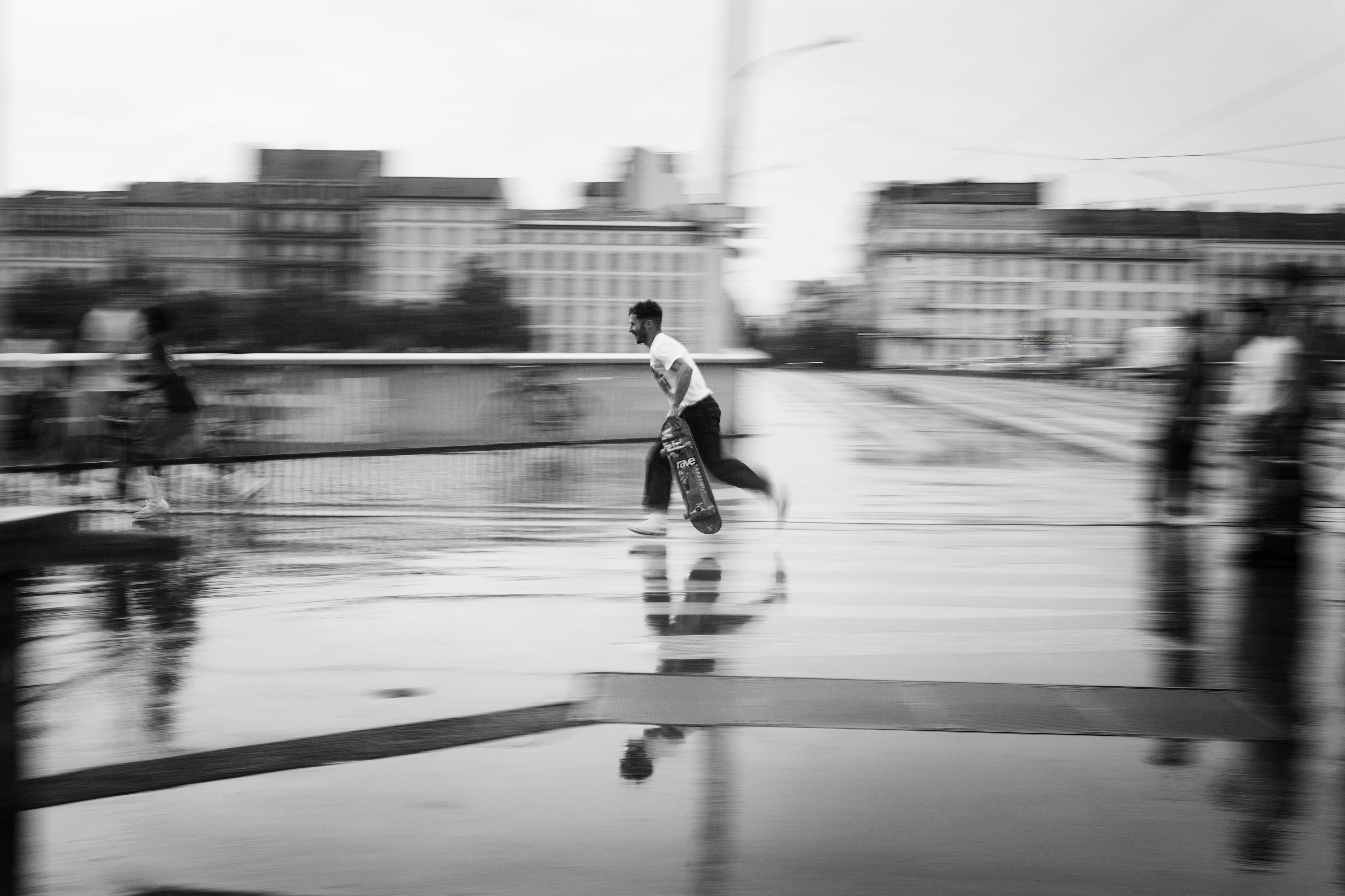 Slappy contest Lyon Noir et Blanc Skateboard